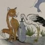 Thumbnail For The Fox And The Stork An Aesop Fable