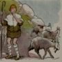 Thumbnail For The Goatherd And The Wild Goats An Aesop Fable