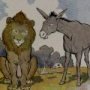 Thumbnail For The Lion And The Ass An Aesop Fable