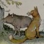 Thumbnail For The Wild Boar And The Fox An Aesop Fable