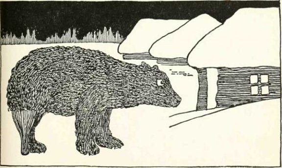 Russian Folk Tale - Illustration For The Bear's Paw