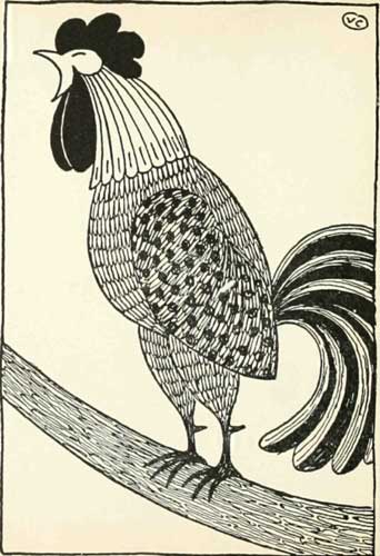 Russian Folk Tale - Illustration For The Dog And The Cock