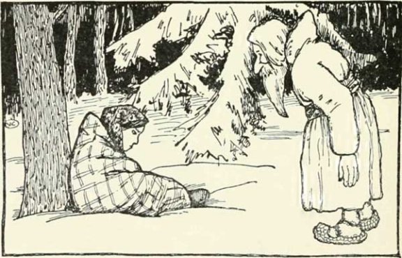 Russian Folk Tale - Illustration For King Frost