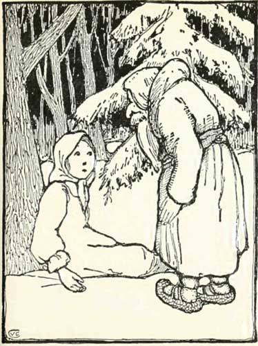 Russian Folk Tale - Illustration For King Frost