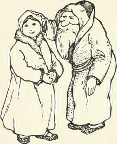 Russian Folk Tale - Illustration For King Frost