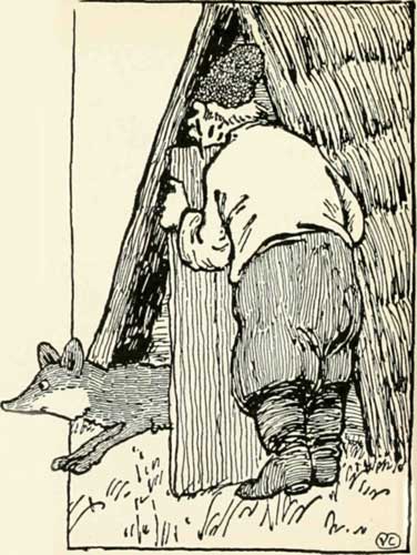 Russian Folk Tale - Illustration For The Straw Ox