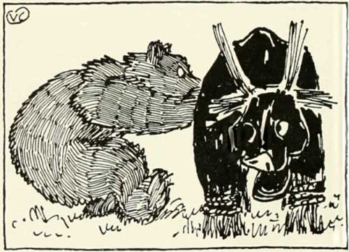 Russian Folk Tale - Illustration For The Straw Ox