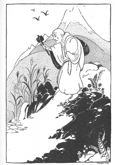 Illustration For The Tibetan Folk Tale The Man And The Ghost